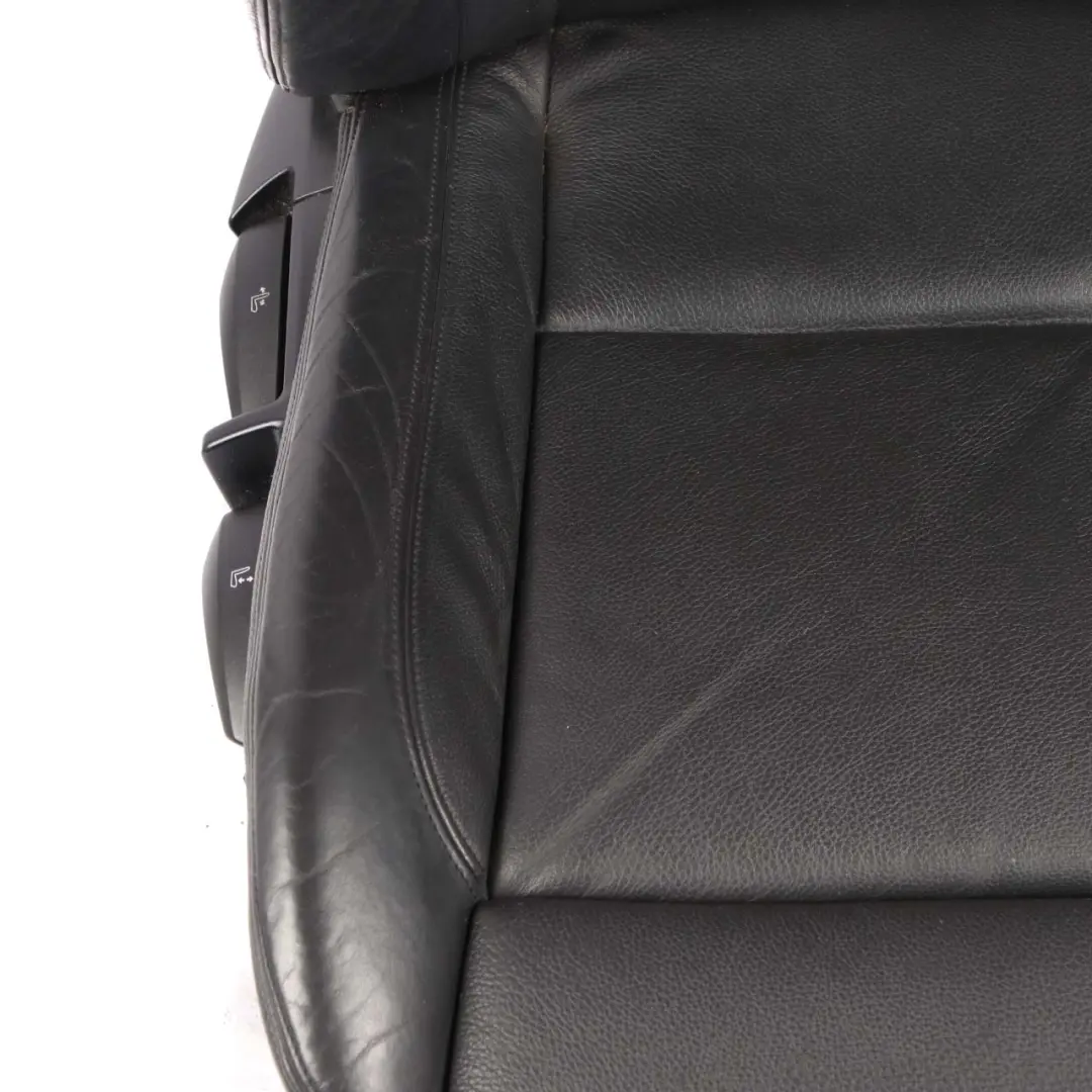  Front Seat BMW E81 E82 Right O/S Heated M Sport Black Schwarz Leather Boston - SKU 9164936-1 - Part number 9164936