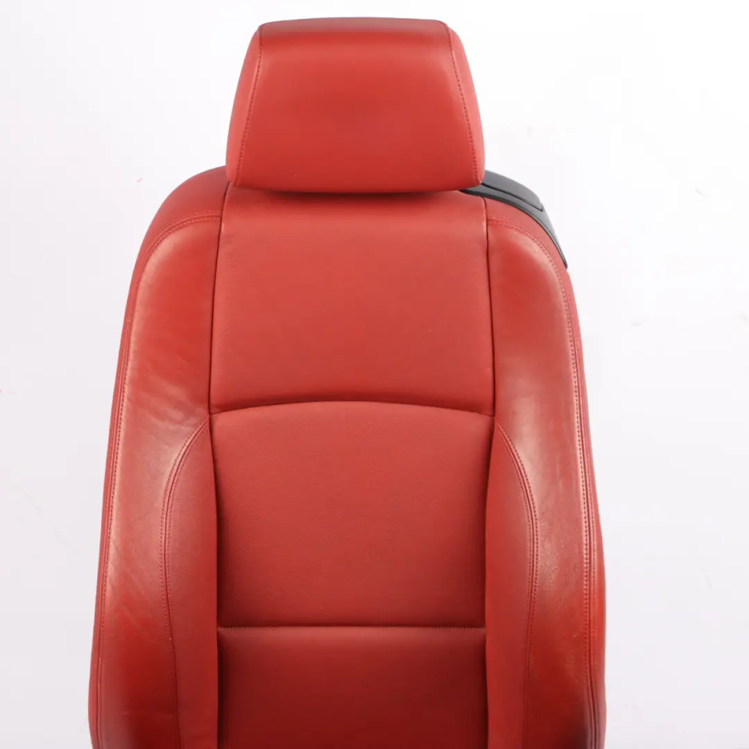  Front Seat BMW E82 Left N/S Passenger M Sport Red Leather Boston Korall Red - SKU 9164943 - Part number 9164943