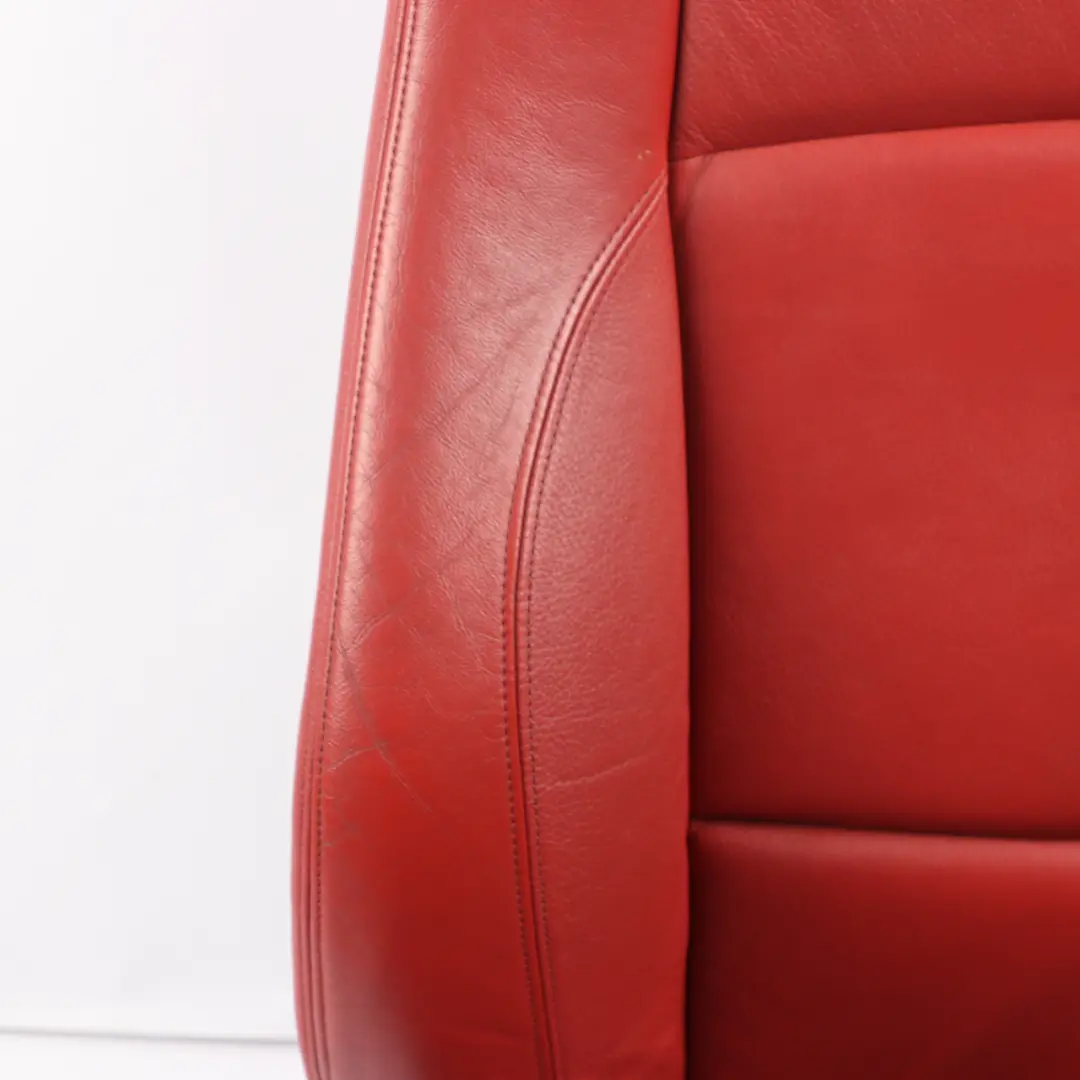 Front Seat M Sport Left N/S Interior Leather Boston Korall Red to BMW E82 with Part number 9164943 BMW E82 Front Seat M Sport Left N/S Interior Leather Boston Korall Red - SKU 9164943-1 - Part number 9164943