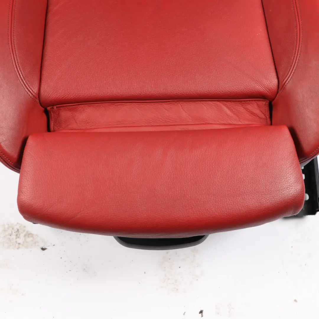 Front Seat M Sport Left N/S Interior Leather Boston Korall Red to BMW E82 with Part number 9164943 BMW E82 Front Seat M Sport Left N/S Interior Leather Boston Korall Red - SKU 9164943-1 - Part number 9164943