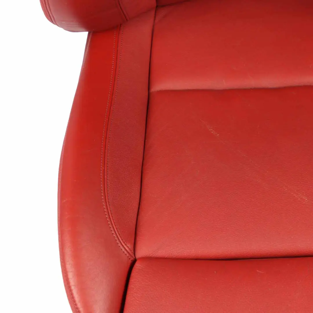  Front Seat BMW E82 Left N/S Passenger M Sport Red Leather Boston Korall Red - SKU 9164943 - Part number 9164943