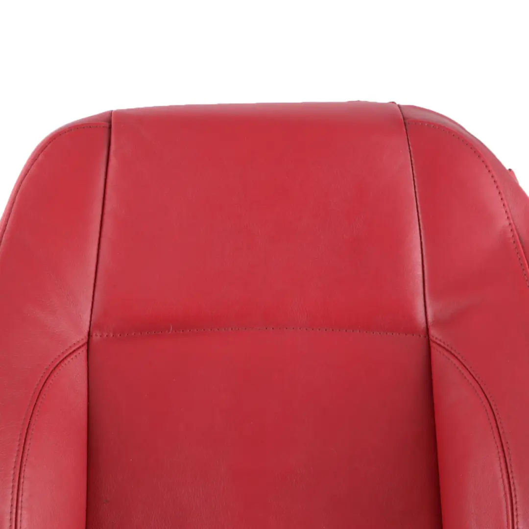 BMW E82 Seat Cover Heated Front Left N/S Sports Seat Backrest Red Leather - SKU 7257465 - Part number 7257465