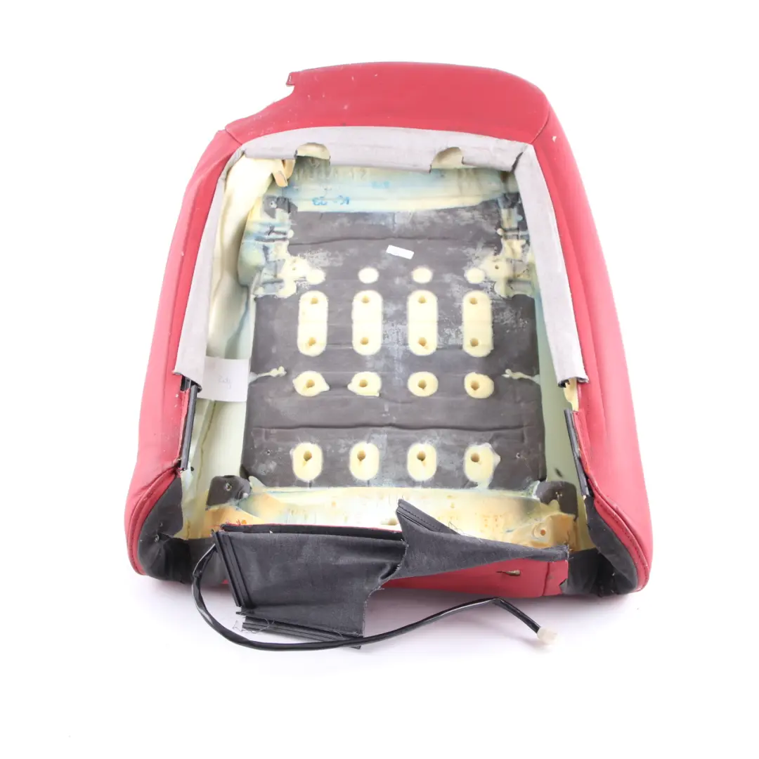 BMW E82 Seat Cover Heated Front Left N/S Sports Seat Backrest Red Leather - SKU 7257465 - Part number 7257465