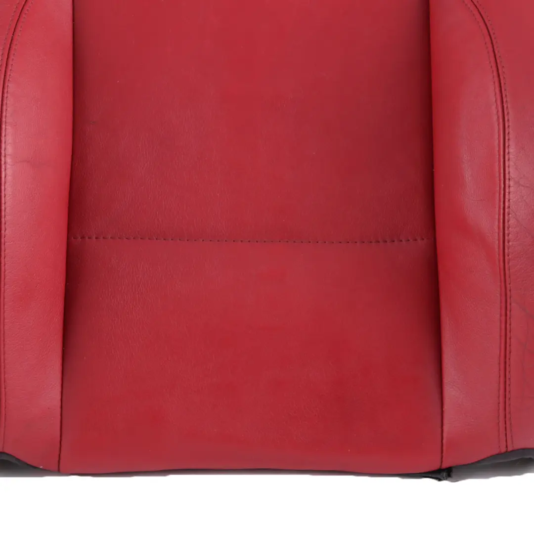 BMW E82 Seat Cover Heated Front Left N/S Sports Seat Backrest Red Leather - SKU 7257465 - Part number 7257465