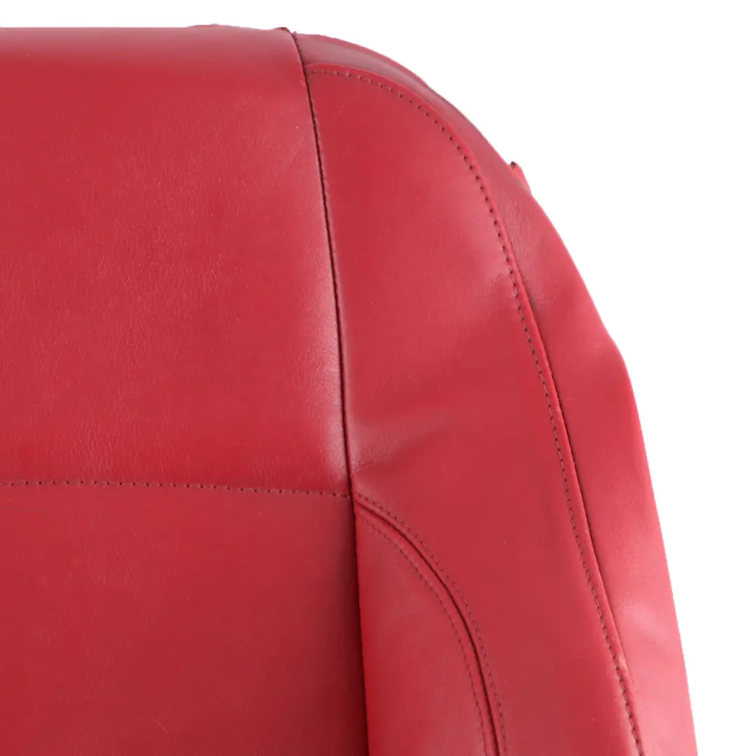 BMW E82 Seat Cover Heated Front Left N/S Sports Seat Backrest Red Leather - SKU 7257465 - Part number 7257465