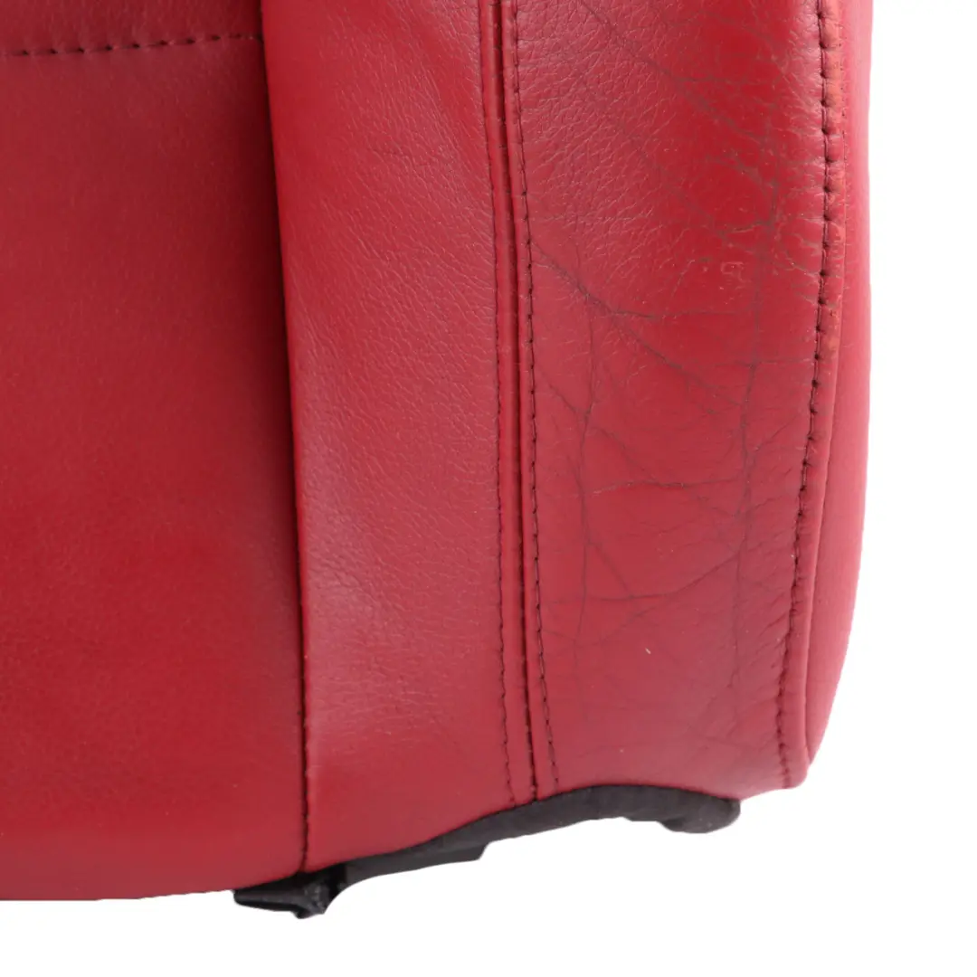 BMW E82 Seat Cover Heated Front Left N/S Sports Seat Backrest Red Leather - SKU 7257465 - Part number 7257465