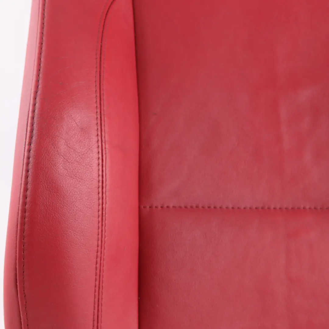 BMW E82 Seat Cover Heated Front Left N/S Sports Seat Backrest Red Leather - SKU 7257465 - Part number 7257465