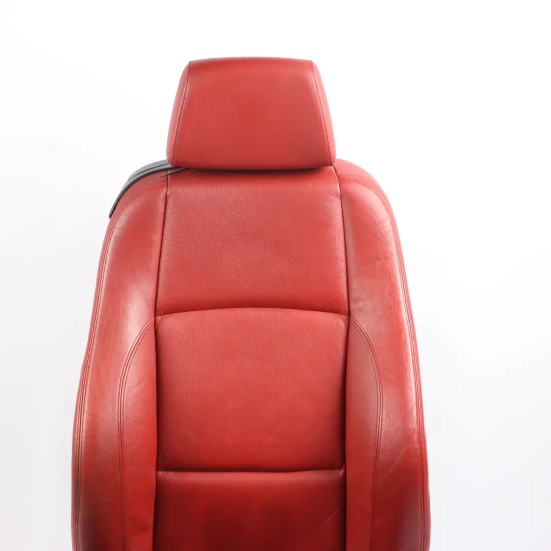 Front Seat M Sport Right O/S Interior Leather Boston Korall Red to BMW E82 with Part number 9164944 BMW E82 Front Seat M Sport Right O/S Interior Leather Boston Korall Red - SKU 9164944-1 - Part number 9164944