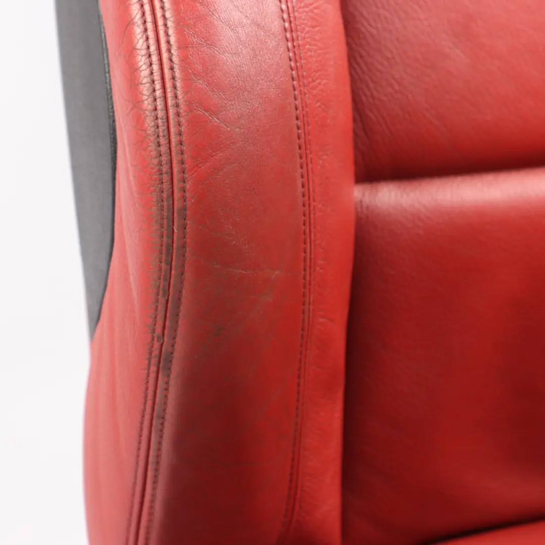 Front Seat M Sport Right O/S Interior Leather Boston Korall Red to BMW E82 with Part number 9164944 BMW E82 Front Seat M Sport Right O/S Interior Leather Boston Korall Red - SKU 9164944-1 - Part number 9164944