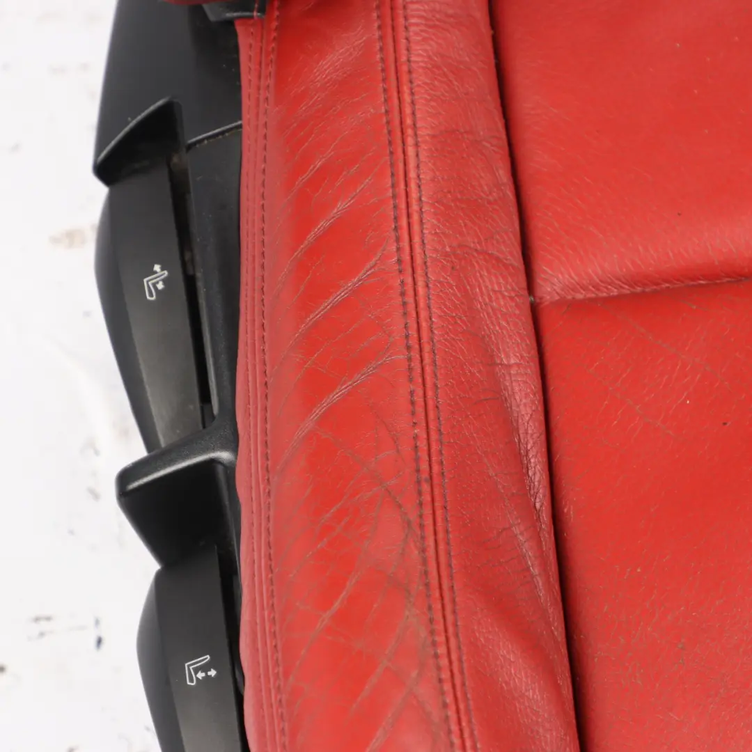 Front Seat M Sport Right O/S Interior Leather Boston Korall Red to BMW E82 with Part number 9164944 BMW E82 Front Seat M Sport Right O/S Interior Leather Boston Korall Red - SKU 9164944-1 - Part number 9164944