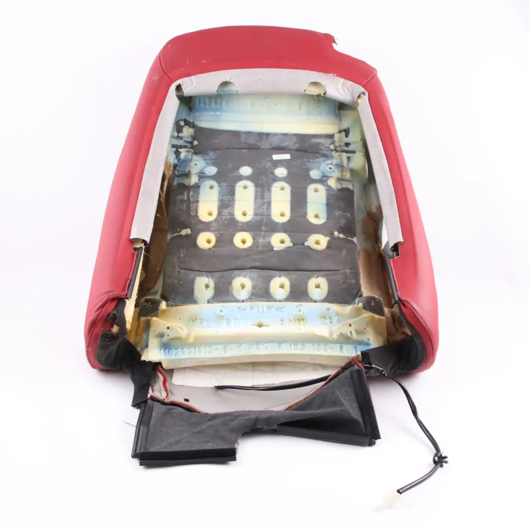 Heated Front Right O/S Sports Seat Backrest Red Leather to BMW E82 Seat Cover with Part number 7257466 BMW E82 Seat Cover Heated Front Right O/S Sports Seat Backrest Red Leather - SKU 7257466 - Part number 7257466