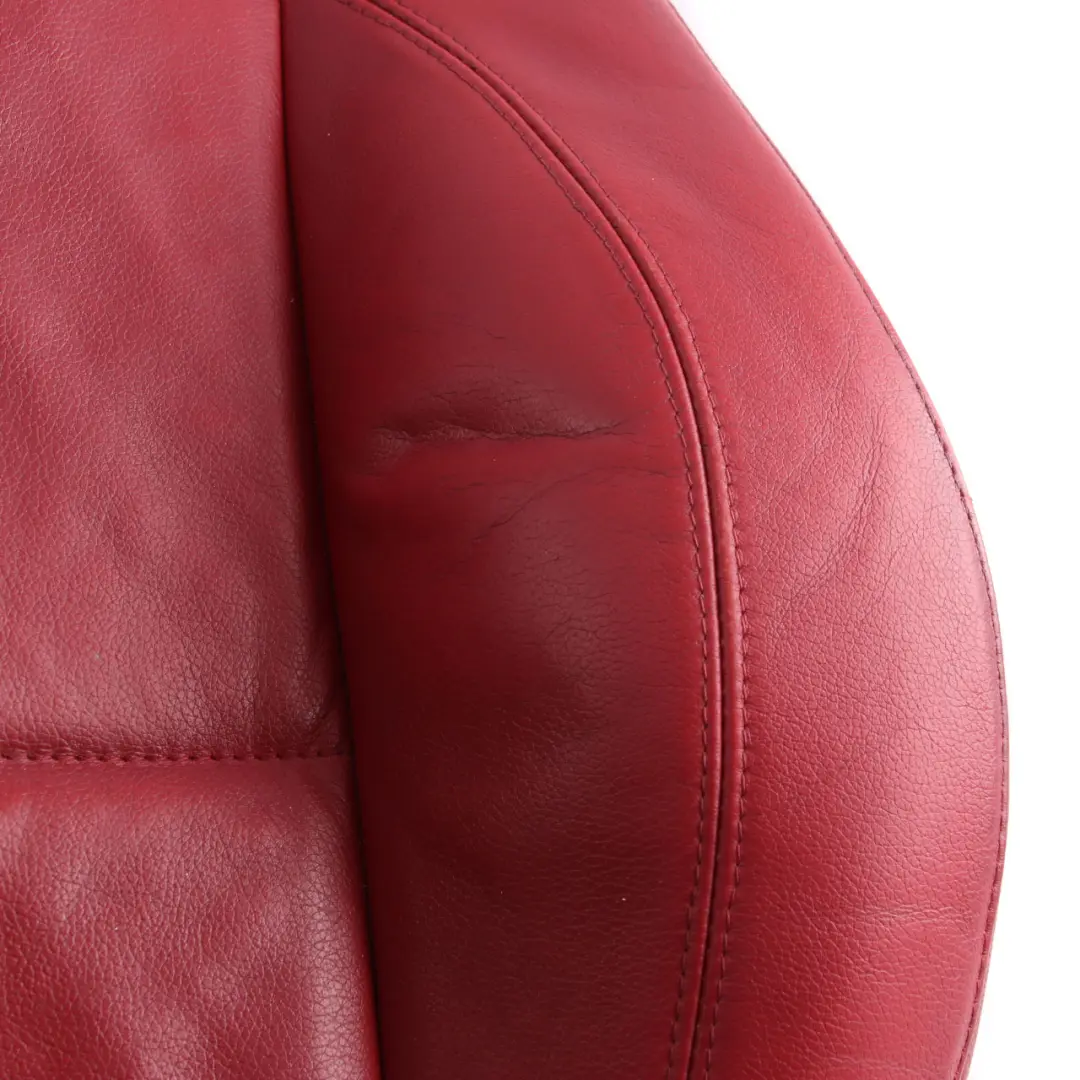 BMW E82 Seat Cover Heated Front Right O/S Sports Seat Backrest Red Leather - SKU 7257466 - Part number 7257466