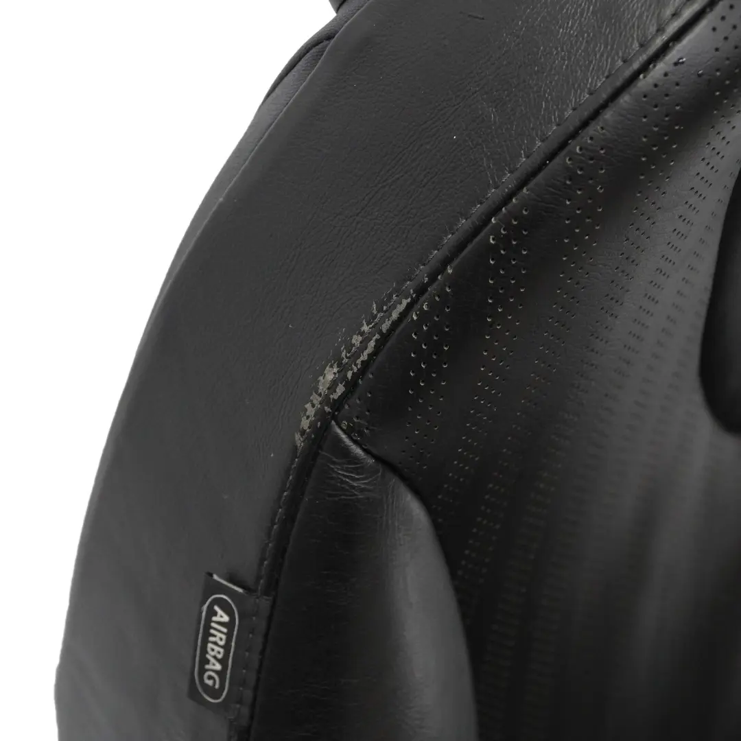  Front Seat Mini Cooper R55 R56 R57 Right O/S Side Carbon Black Leather - SKU 9165414-1 - Part number 9165414