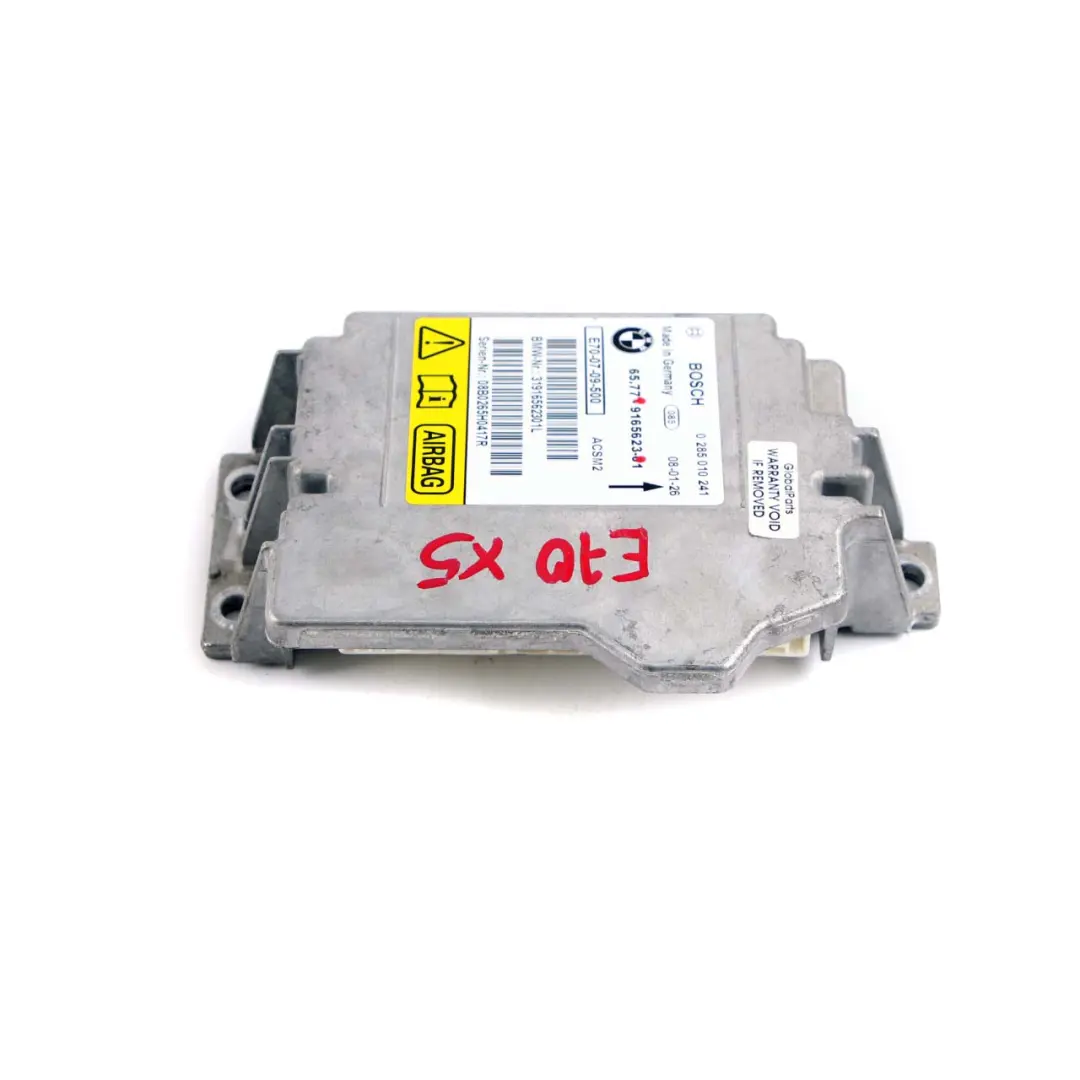 Airbag Control ECU Unit Module to BMW X5 X6 Series E70 E71 with Part number 9165623 BMW X5 X6 Series E70 E71 Airbag Control ECU Unit Module - SKU 9165623 - Part number 9165623