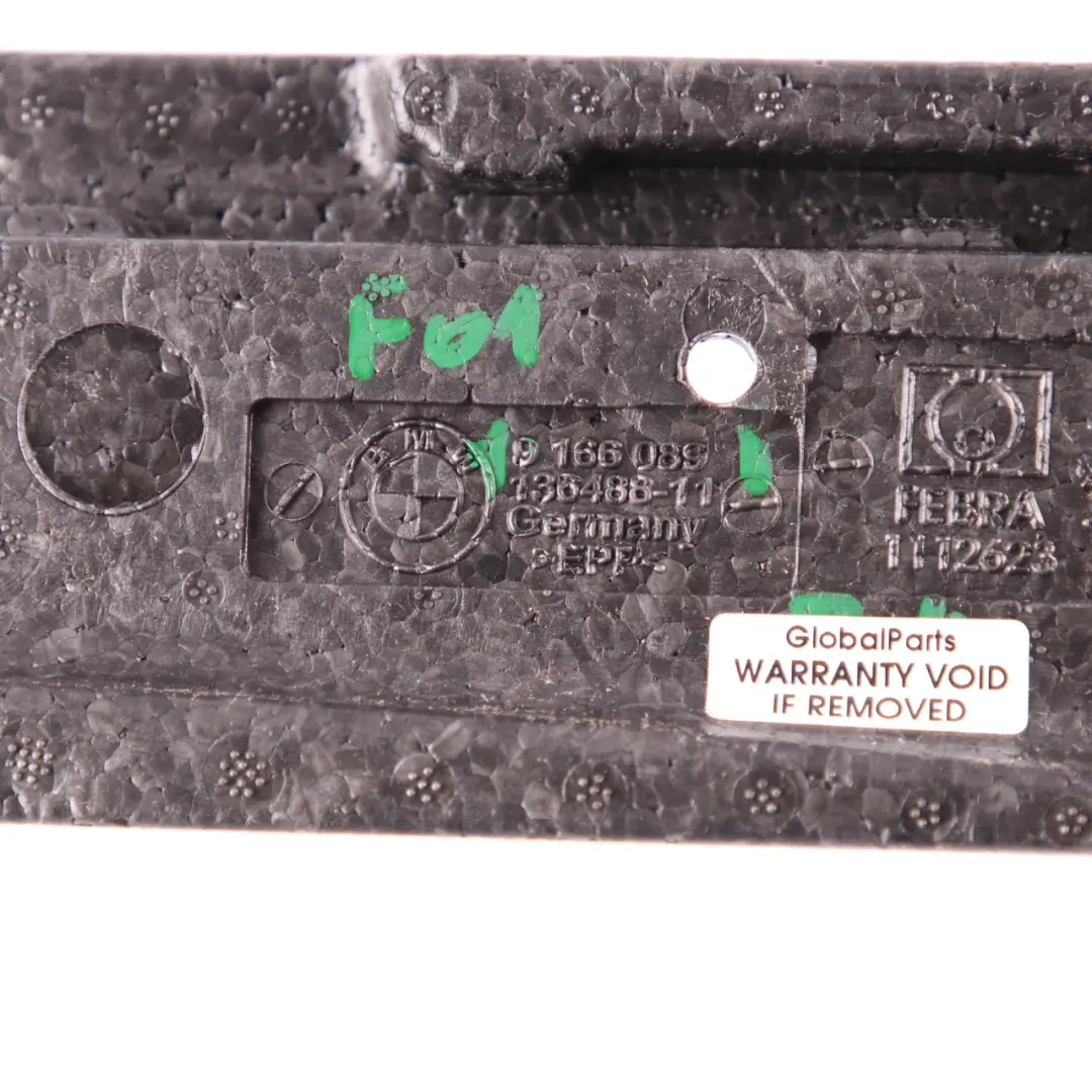 BMW F01 F02 Foam Insert Left N/S Trunk Trim Luggage Compartment Bracket - SKU 9166089 - Part number 9166089