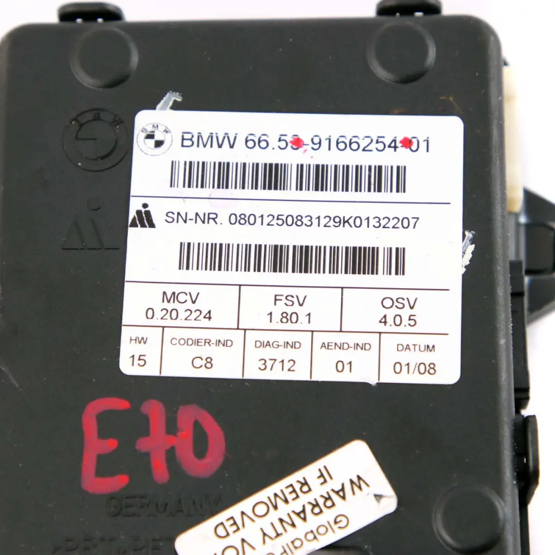 BMW X5 X6 E70 E71 Telecamera di retromarcia vista posteriore - SKU 9166254 - Numero di parte 9166254