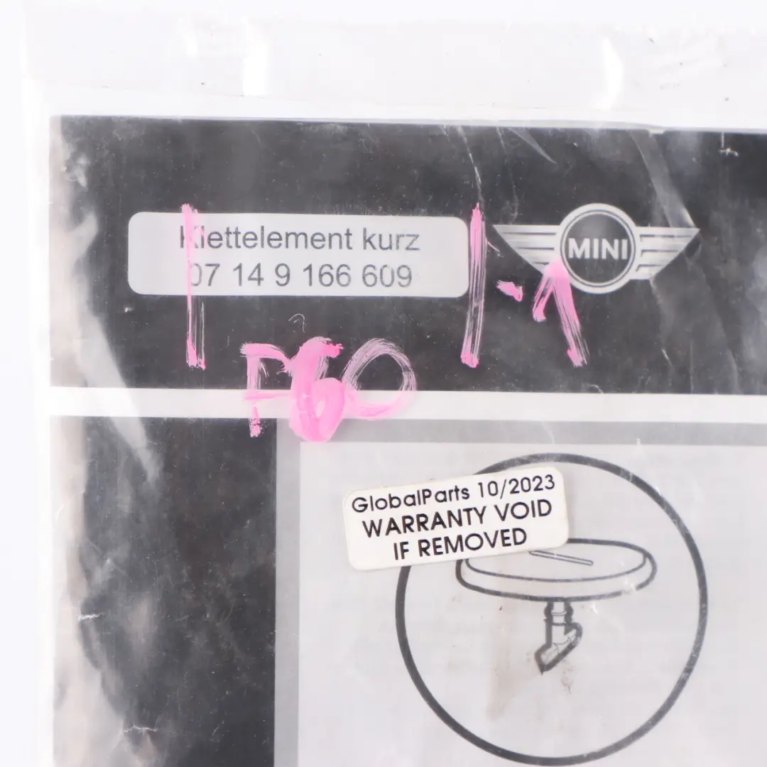  Carpet Hook Clamp BMW F20 F30 Mini F60 Floor Mat Loop Holder Clips Set - SKU 9166609-1 - Part number 9166609