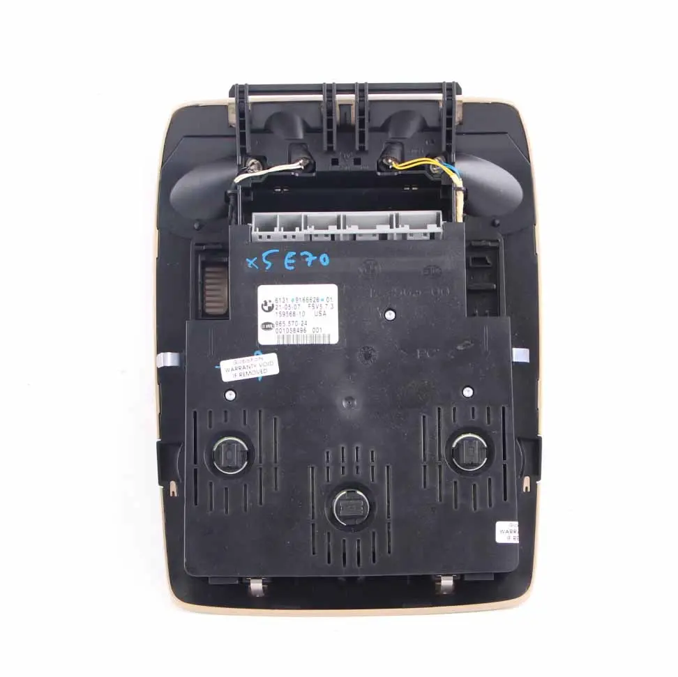  Roof Light BMW X5 E70 X6 E71 Switch Unit Control Headliner Savannabeige - SKU 9166626 - Part number 9166626