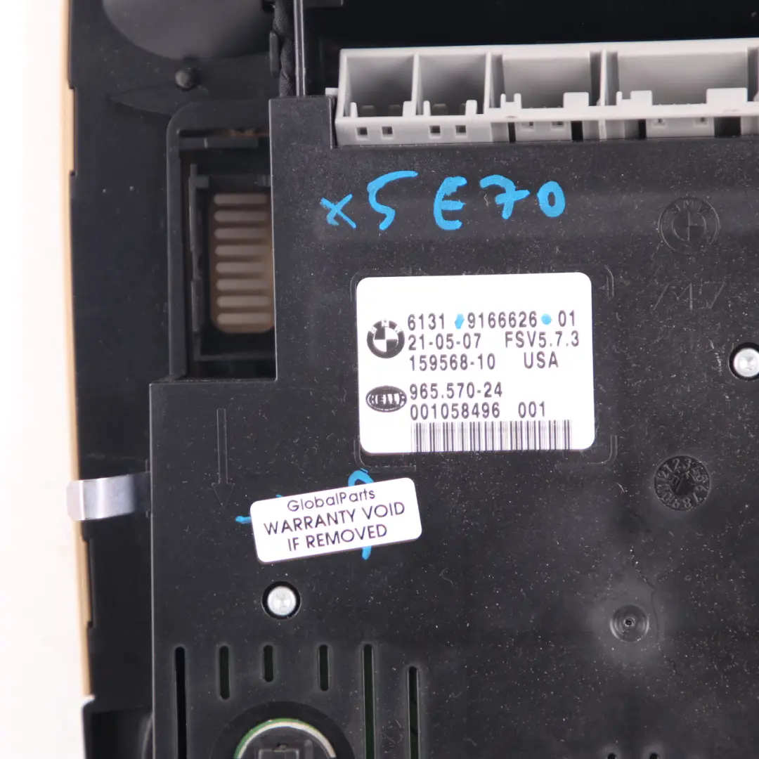  Luce tetto BMW E90 E91 E92 Interruttore Unità di controllo Modulo Grigio 9209555 - SKU 9166626 - Numero di parte 9166626