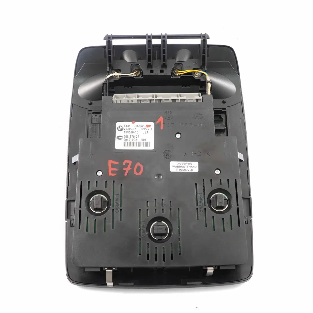 BMW X5 E70 Lampka Oświetlenie SOS Podsufitka - SKU 9166629-1 - Numer Części 9225954