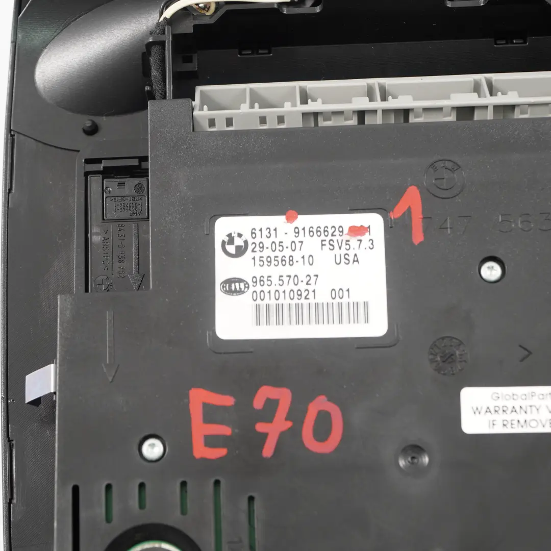 BMW X5 E70 Lampka Oświetlenie SOS Podsufitka - SKU 9166629-1 - Numer Części 9225954