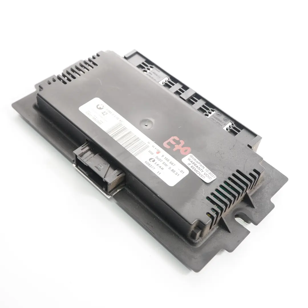 BMW X5 E70 Fußraum ECU Lichtsteuergerät Modul FRM II Lear - SKU 9166667 - Teilenummer 9166667