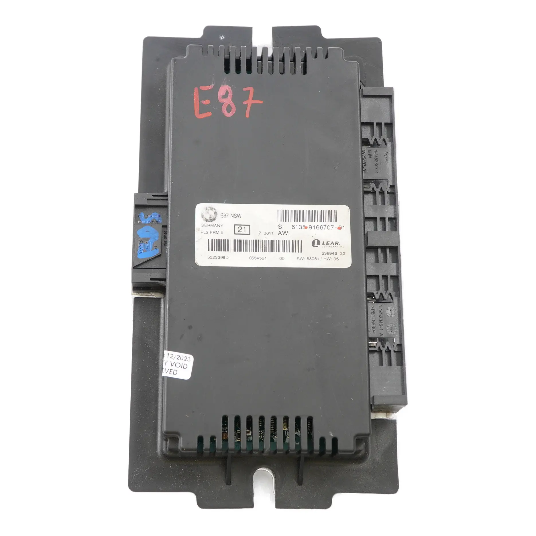 BMW E87 Footwell Light Module Control Unit NSW PL2 FRM II Lear 9166707