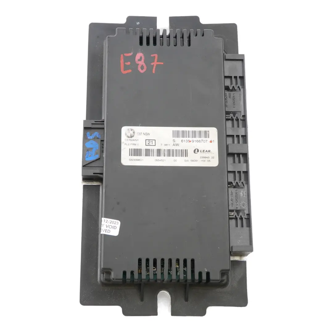 Light Module NSW LCM Footwell Module PL2 FRM II to BMW E87 LCI with Part number 9166707 BMW E87 LCI Light Module NSW LCM Footwell Module PL2 FRM II - SKU 9166707 - Part number 9166707