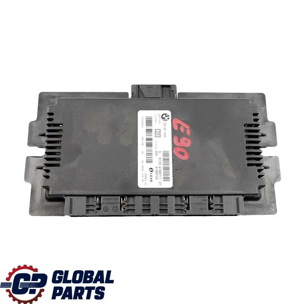 BMW 3er E90 Module de Controle de la Lumiere ecu Lcm Plancher PL2FRMFA - SKU 9166711 - Numéro de pièce 9166711