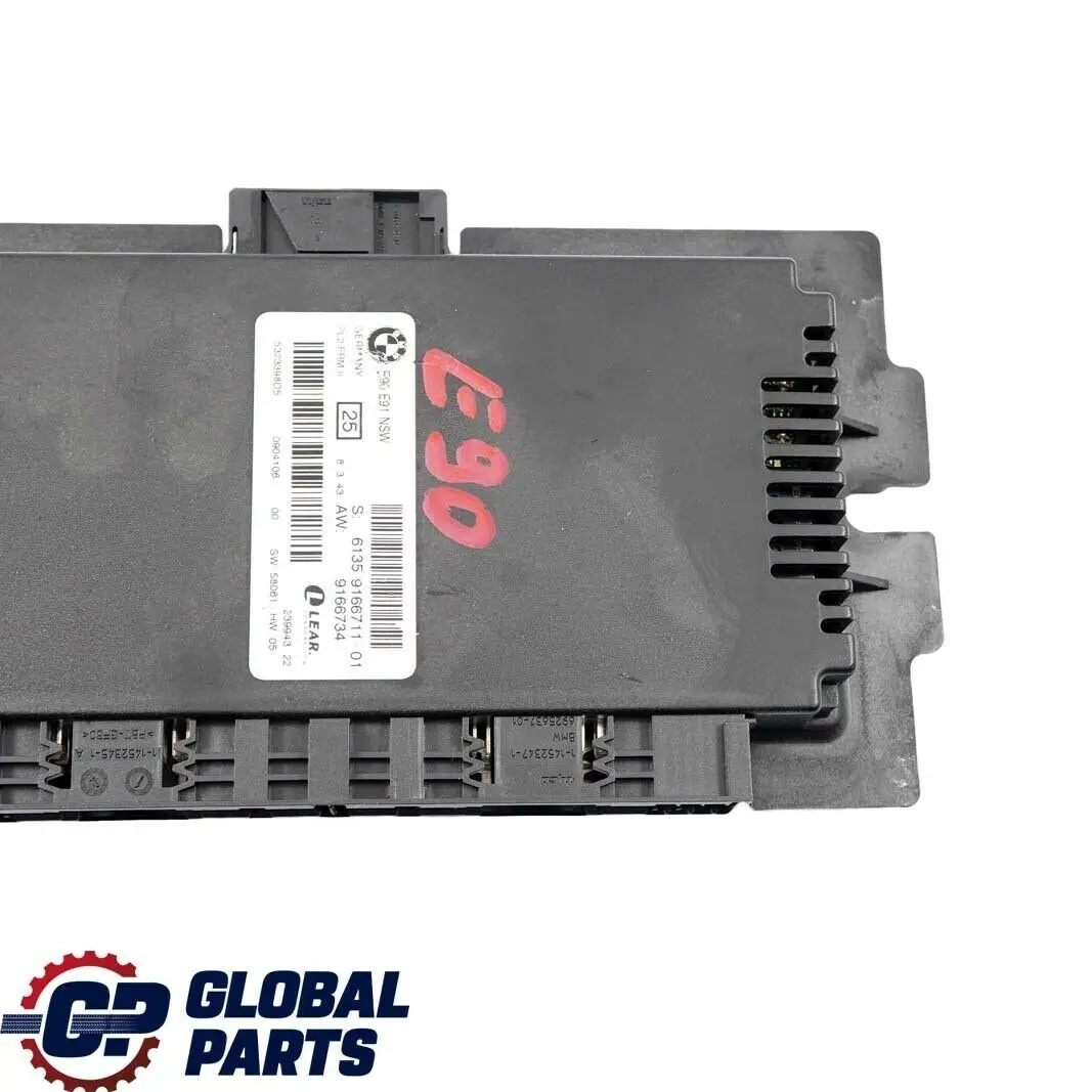 BMW 3er E90 Module de Controle de la Lumiere ecu Lcm Plancher PL2FRMFA - SKU 9166711 - Numéro de pièce 9166711