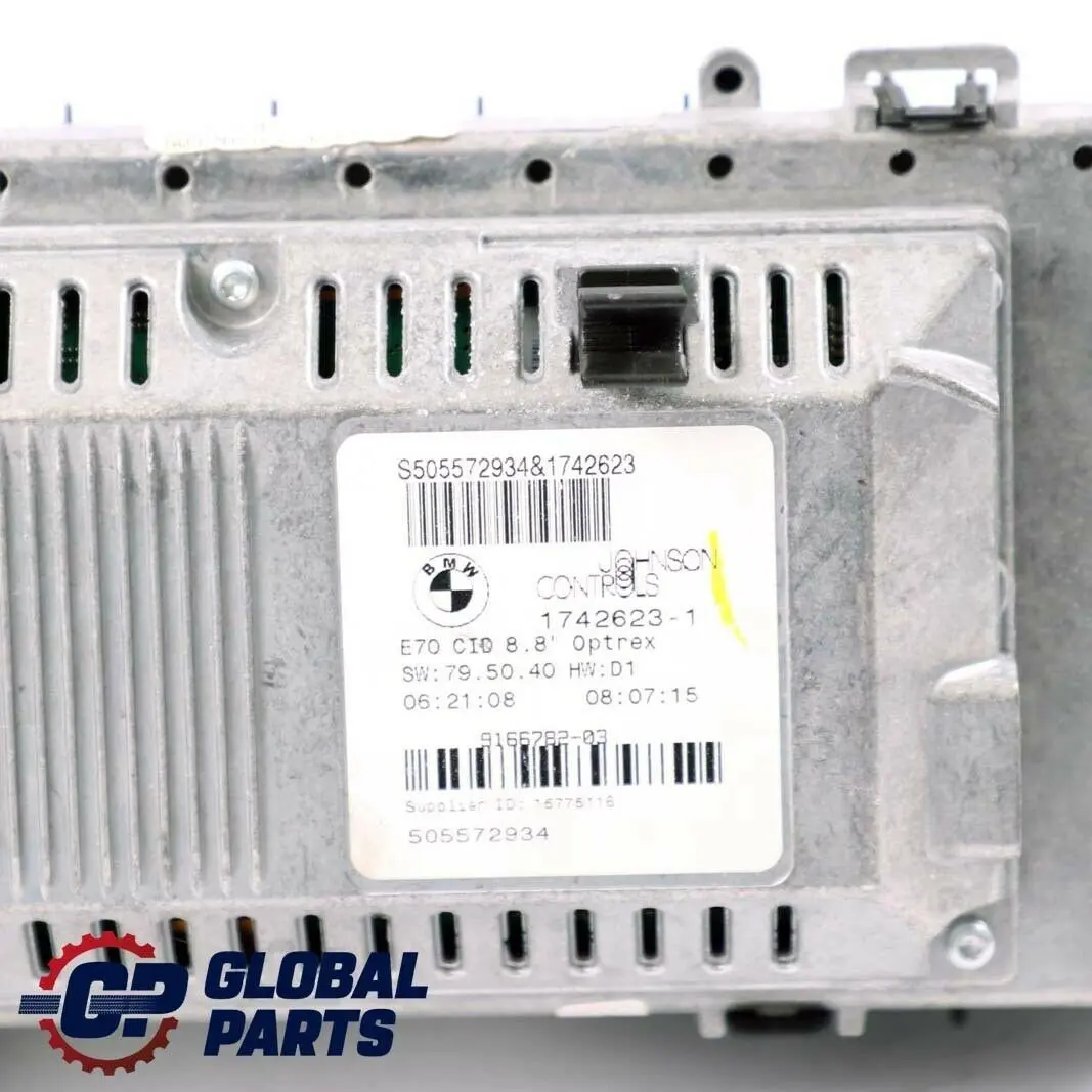 BMW X5 X6 er E70 E71 Bordmonitor 8,8" Bildschirm Navigation Monitor - SKU 9166782 - Teilenummer 9166782
