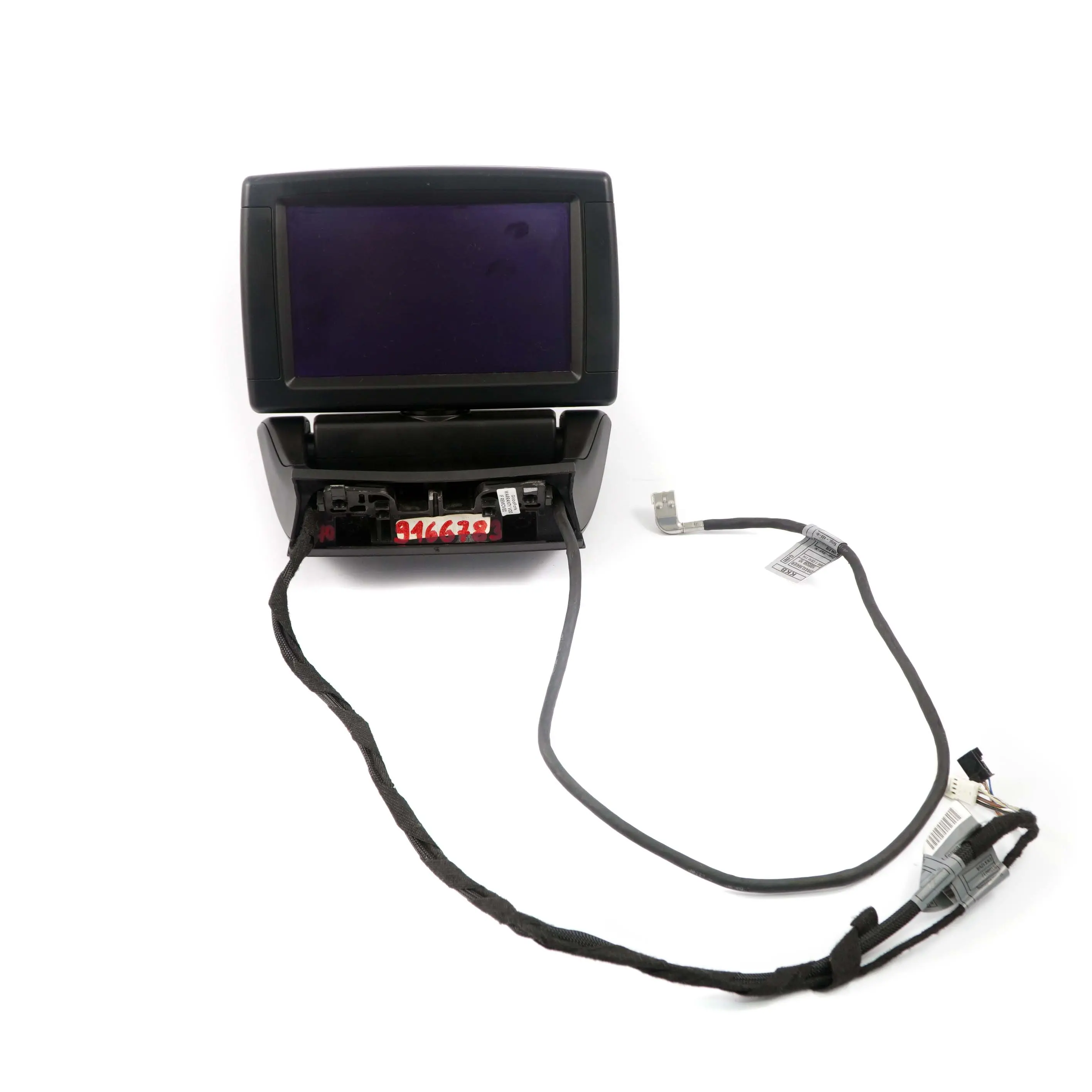 BMW X5 X6 E70 E71 Consola Asiento Trasero Entretenimiento DVD Pantalla 9166783