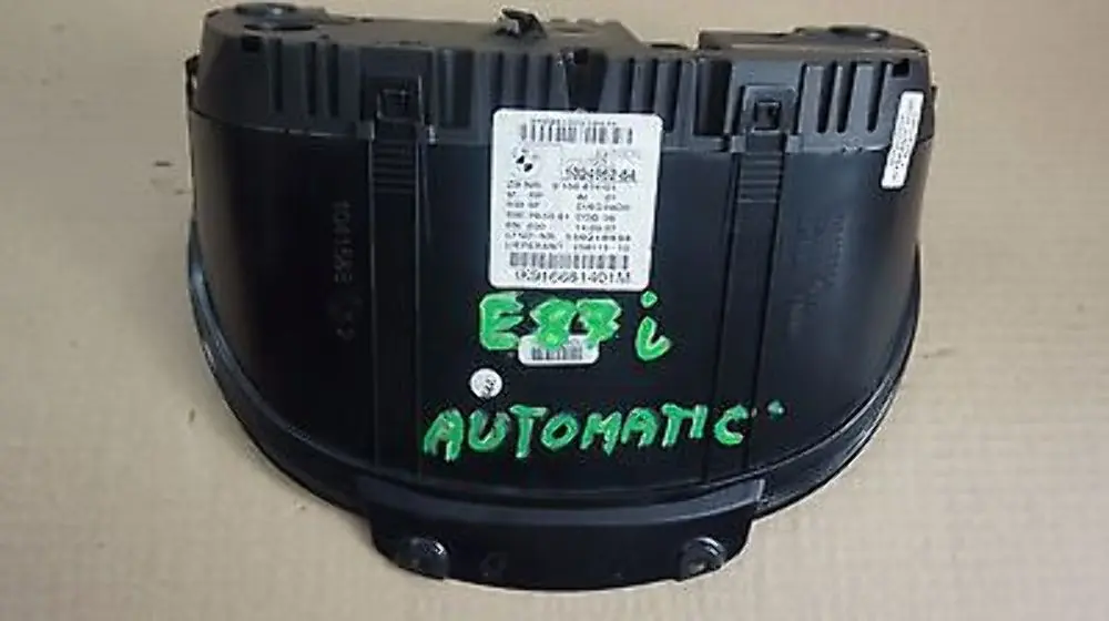 Instrument Cluster Speedo Clocks Automatic 9166814 to BMW 1 Series E81 E87 Petrol with Part number 62109166814 BMW 1 Series E81 E87 Petrol Instrument Cluster Speedo Clocks Automatic 9166814 - SKU RHD-9166814 - Part number 62109166814