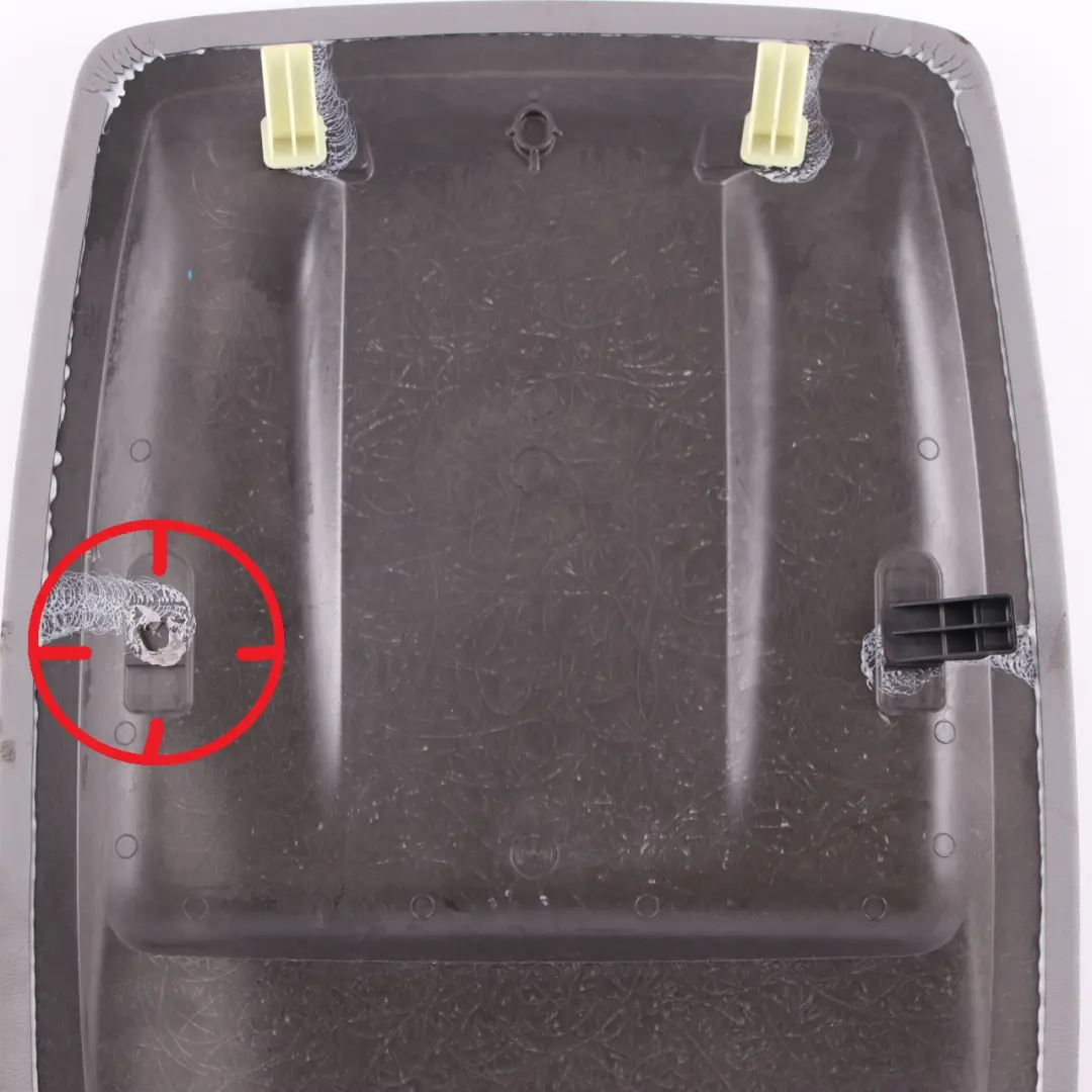  Vordersitzverkleidung BMW E90 E91 E92 Rückwand ohne Netzbeutel Grau 9166909 - SKU 9166904 - Teilenummer 9166904