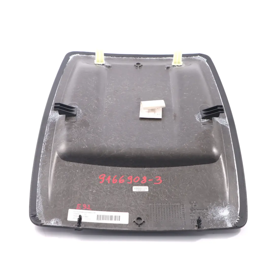 BMW E81 E82 E87 E90 E91 E92 Osłona Oparcie Fotela Panel Czarny 9166903 - SKU 9166908-3 - Numer Części 9166908
