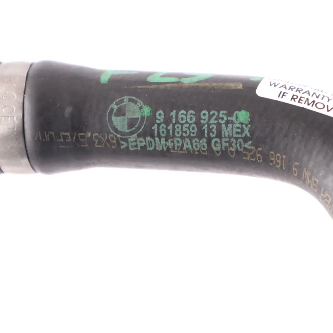 BMW X3 F25 N47N Diesel Engine Water Hose Coolant Cooling Pipe Line - SKU 9166925 - Part number 9166925
