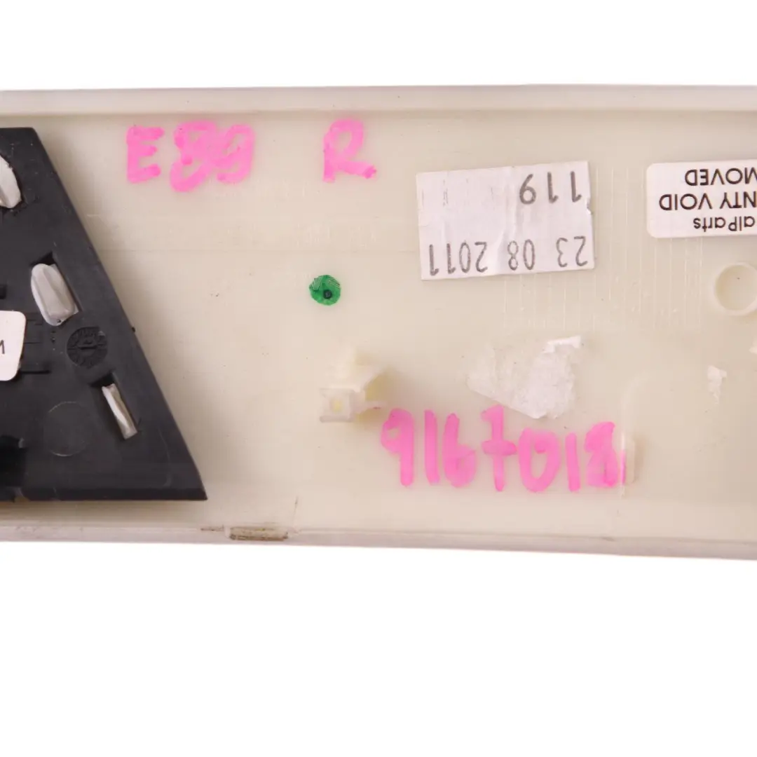 Door Handle BMW Z4 E89 Interior Inside Trim Panel Right O/S Satin Silver to with Part number 9167018 Door Handle BMW Z4 E89 Interior Inside Trim Panel Right O/S Satin Silver - SKU 9167018 - Part number 9167018