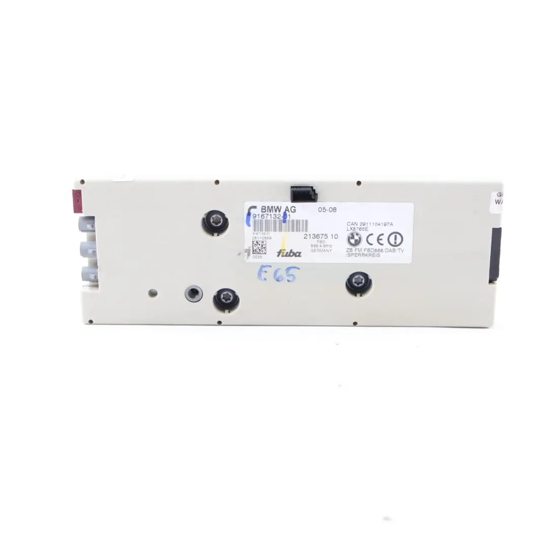 BMW E65 Antenna Amplifier Rear Window Antenna 868MHZ - SKU 9167132 - Part number 9167132