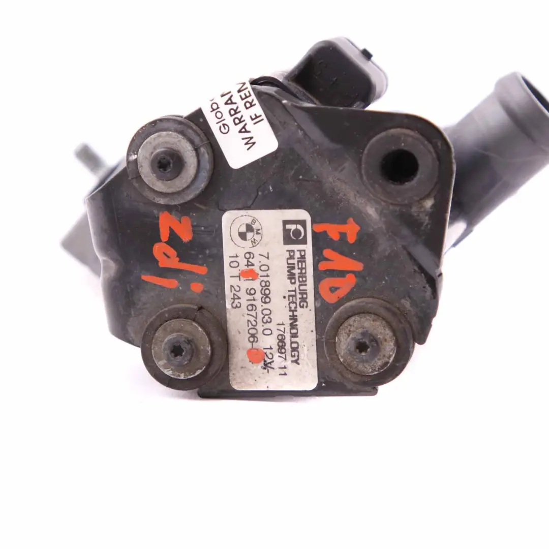 Additional Water Pump BMW F10 F11 Diesel Engine Auxiliary Coolant Unit - SKU 9167206 - Part number 9167206