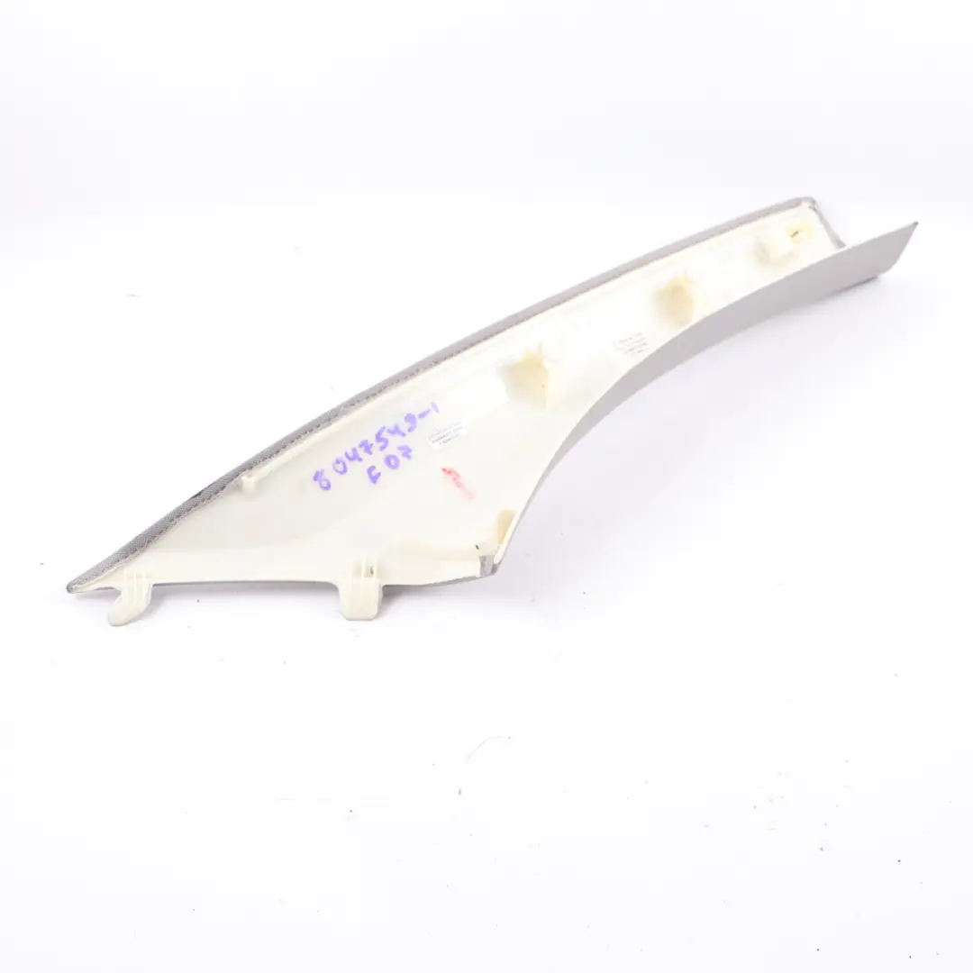 Column A Pillar Trim Left N/S Panel Everest Grey 9137195 to BMW F07 GT Cover with Part number 9167337 BMW F07 GT Cover Column A Pillar Trim Left N/S Panel Everest Grey 9137195 - SKU 9167337 - Part number 9167337