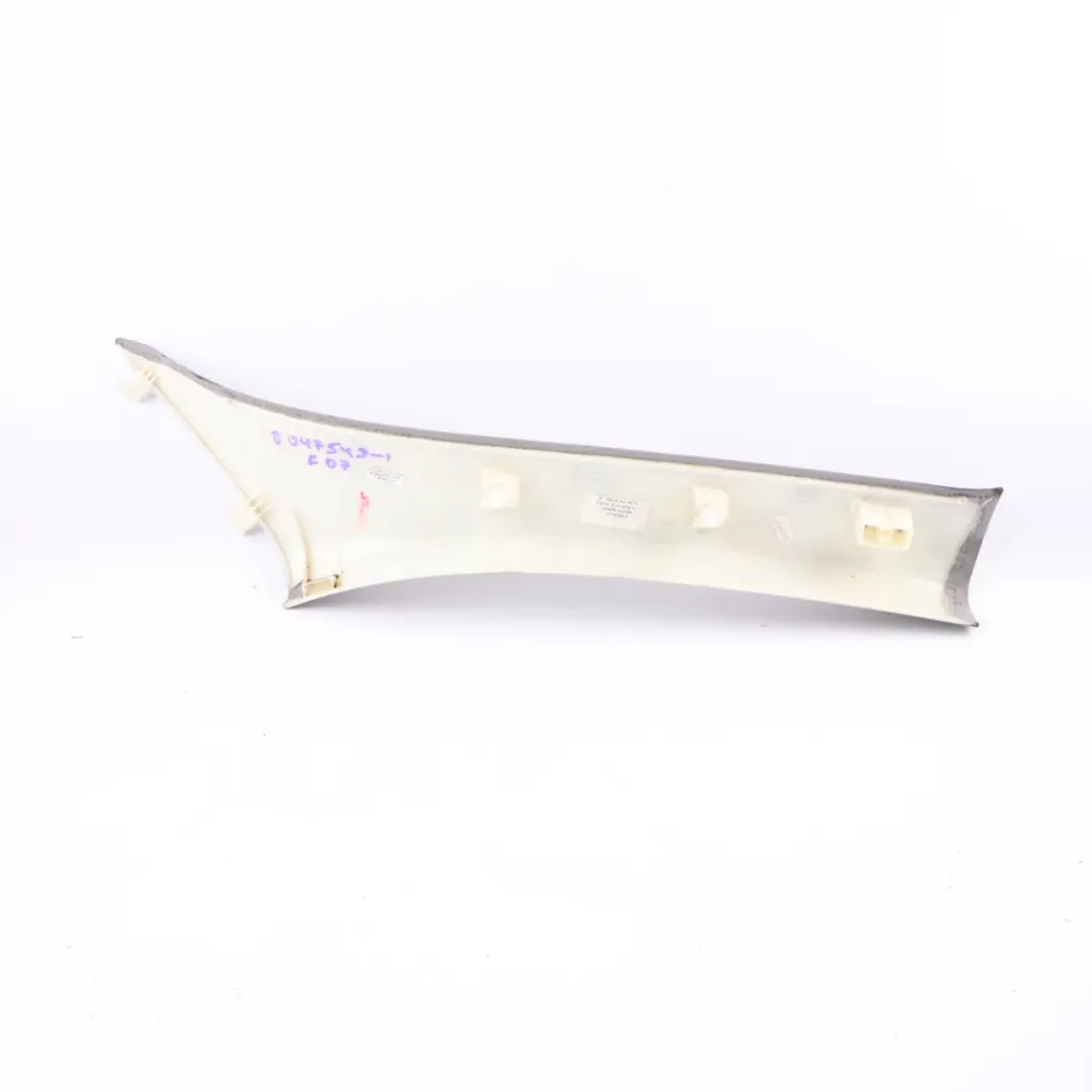 BMW F07 GT Cover Column A Pillar Trim Left N/S Panel Everest Grey 9137195 - SKU 9167337 - Part number 9167337