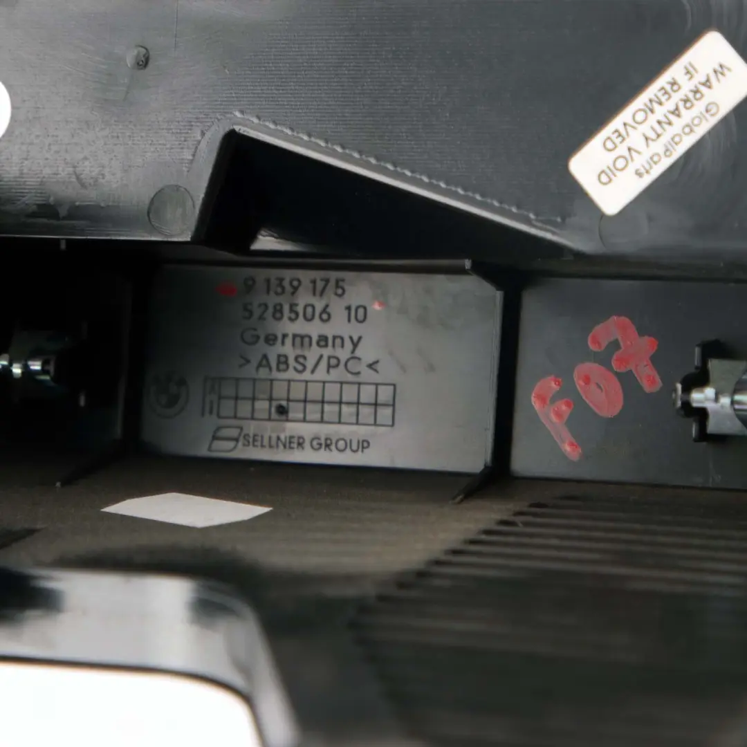 Left N/S Trunk Wall Trim Panel Cover Rail Black 9139175 to BMW F07 GT with Part number 9167391 BMW F07 GT Left N/S Trunk Wall Trim Panel Cover Rail Black 9139175 - SKU 9167391 - Part number 9167391