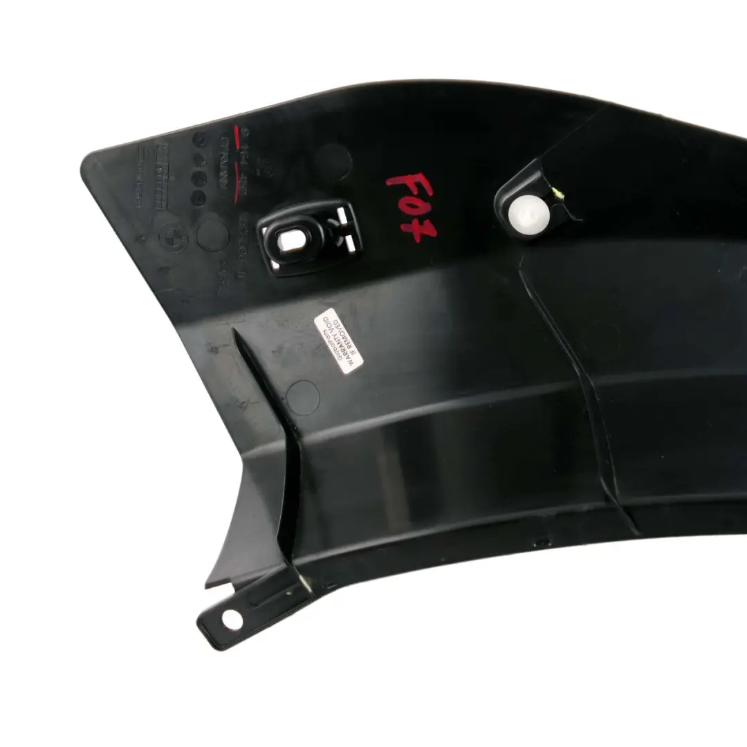 BMW F07 GT Pannello rivestimento sinistro lato baule Copertura muro nero 9164452 - SKU 9167394 - Numero di parte 9167394