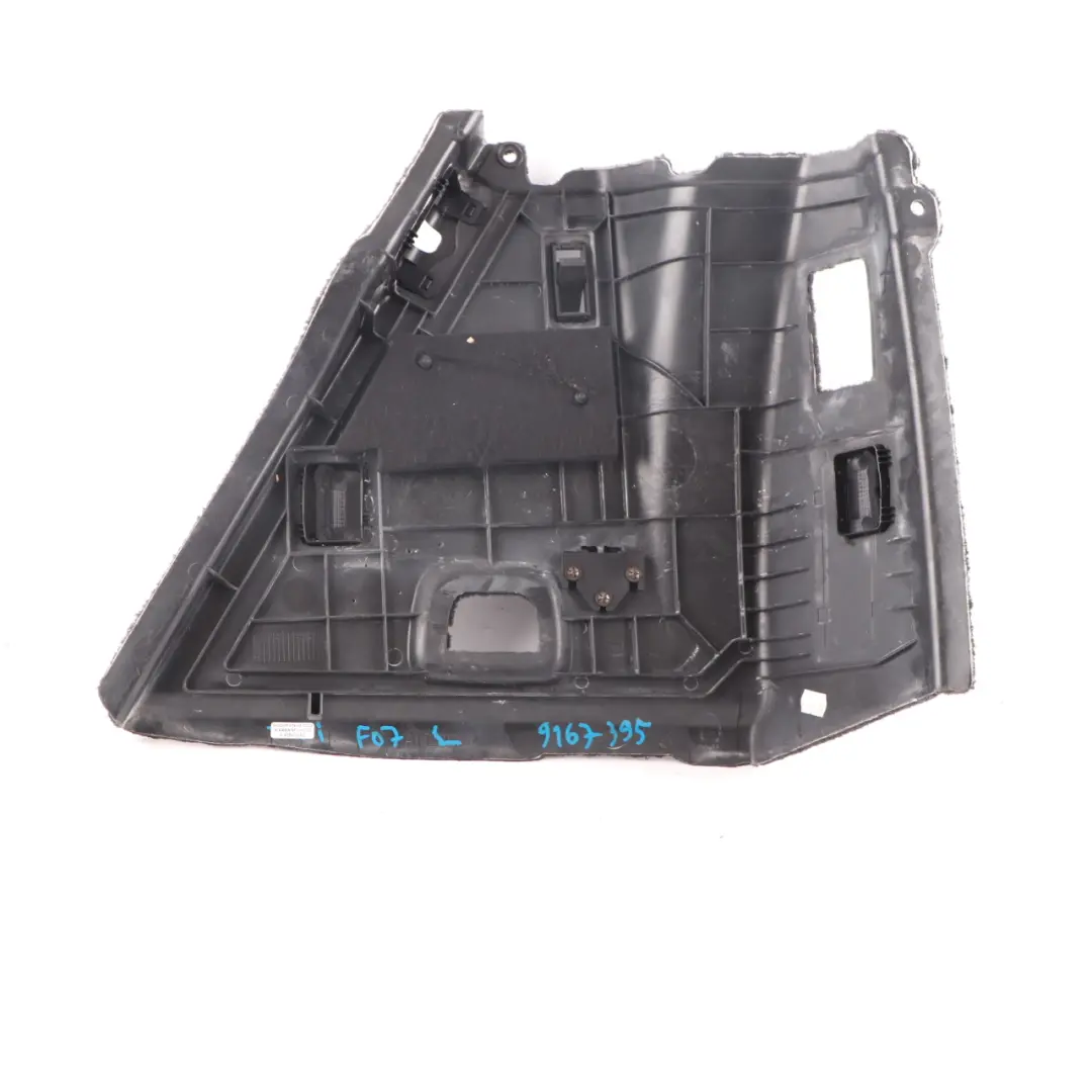 Trunk Panel BMW F07 GT Wheel Arch Housing Trunk Left N/S Side Panel to with Part number 9167395 Trunk Panel BMW F07 GT Wheel Arch Housing Trunk Left N/S Side Panel - SKU 9167395 - Part number 9167395