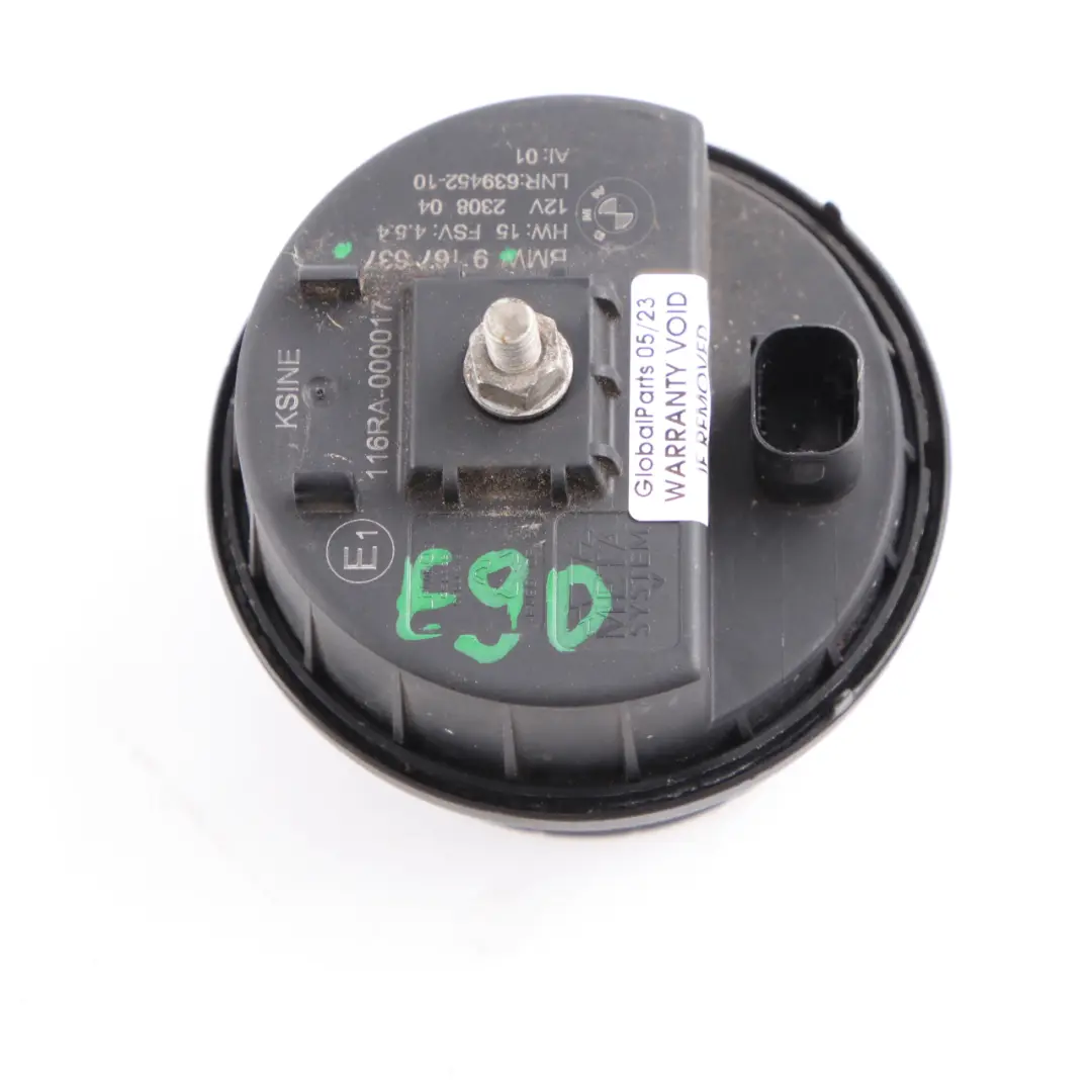 Klakson Syrena Alarmu do BMW E60 E65 E81 E87 E90 E92 o numerze 9167637 BMW E60 E65 E81 E87 E90 E92 Klakson Syrena Alarmu - SKU 9167637 - Numer Części 9167637