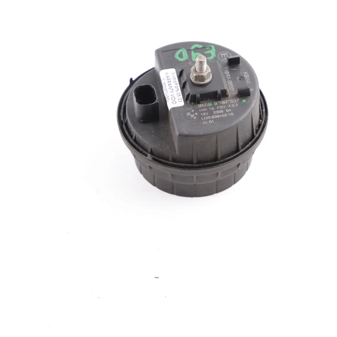 Klakson Syrena Alarmu do BMW E60 E65 E81 E87 E90 E92 o numerze 9167637 BMW E60 E65 E81 E87 E90 E92 Klakson Syrena Alarmu - SKU 9167637 - Numer Części 9167637