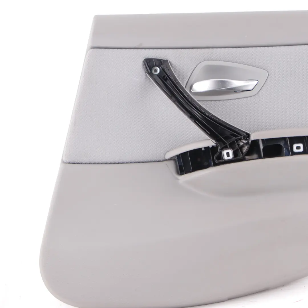 Door Card BMW E90 E91 LCI Rear Right Door Panel O/S Grey Cloth Vertex to with Part number 9167902 Door Card BMW E90 E91 LCI Rear Right Door Panel O/S Grey Cloth Vertex - SKU 9167902-1 - Part number 9167902