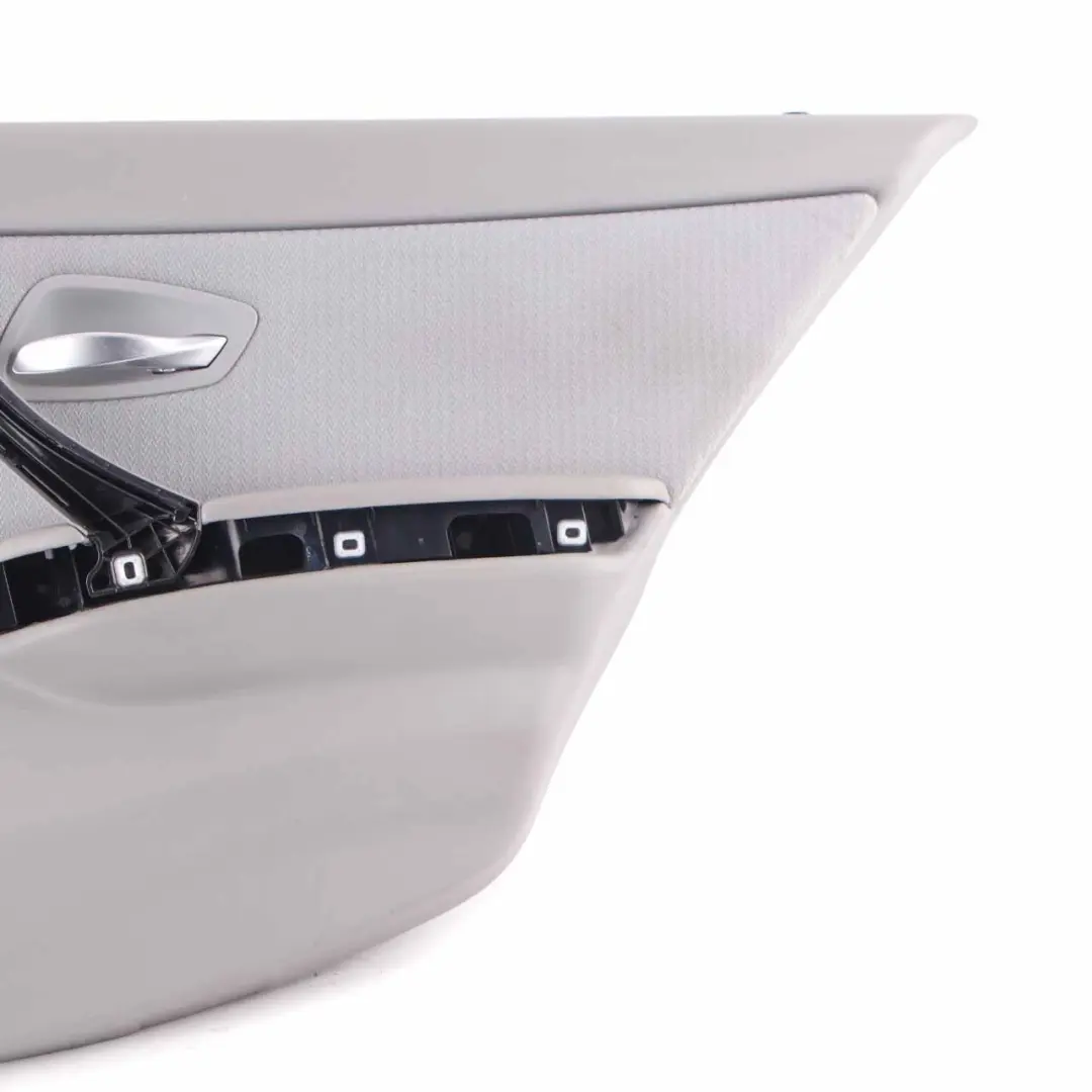 Door Card BMW E90 E91 LCI Rear Right Door Panel O/S Grey Cloth Vertex to with Part number 9167902 Door Card BMW E90 E91 LCI Rear Right Door Panel O/S Grey Cloth Vertex - SKU 9167902-1 - Part number 9167902