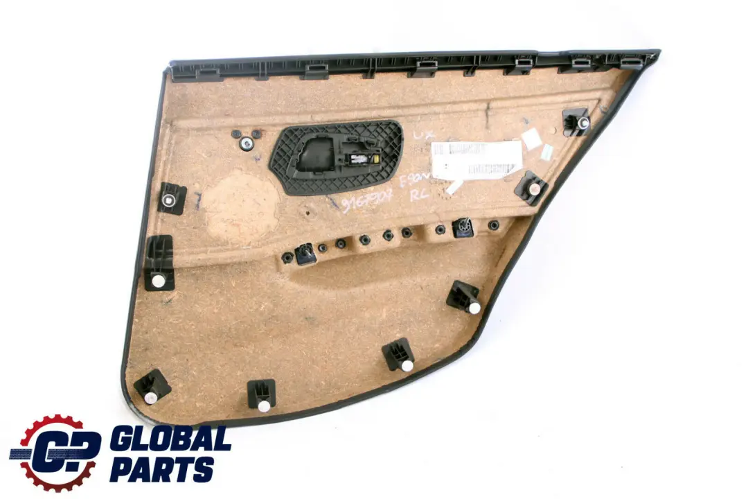 BMW 3 E90 LCI Panneau Portieres Tissu Cuir Impuls Arriere Gauche Anthracite - SKU 9167907 - Numéro de pièce 9167907