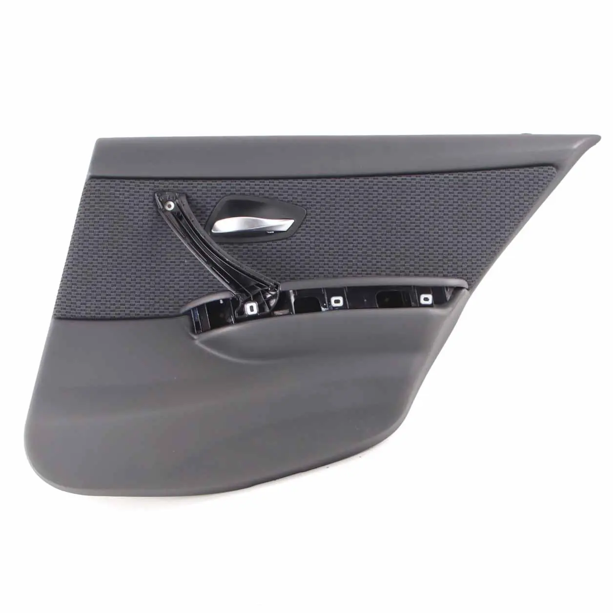 BMW E90 LCI Pannello Porta Tessuto Pelle Impulso Posteriore Destra Antracite